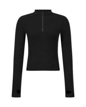 Marian Seamless Mock Neck Top