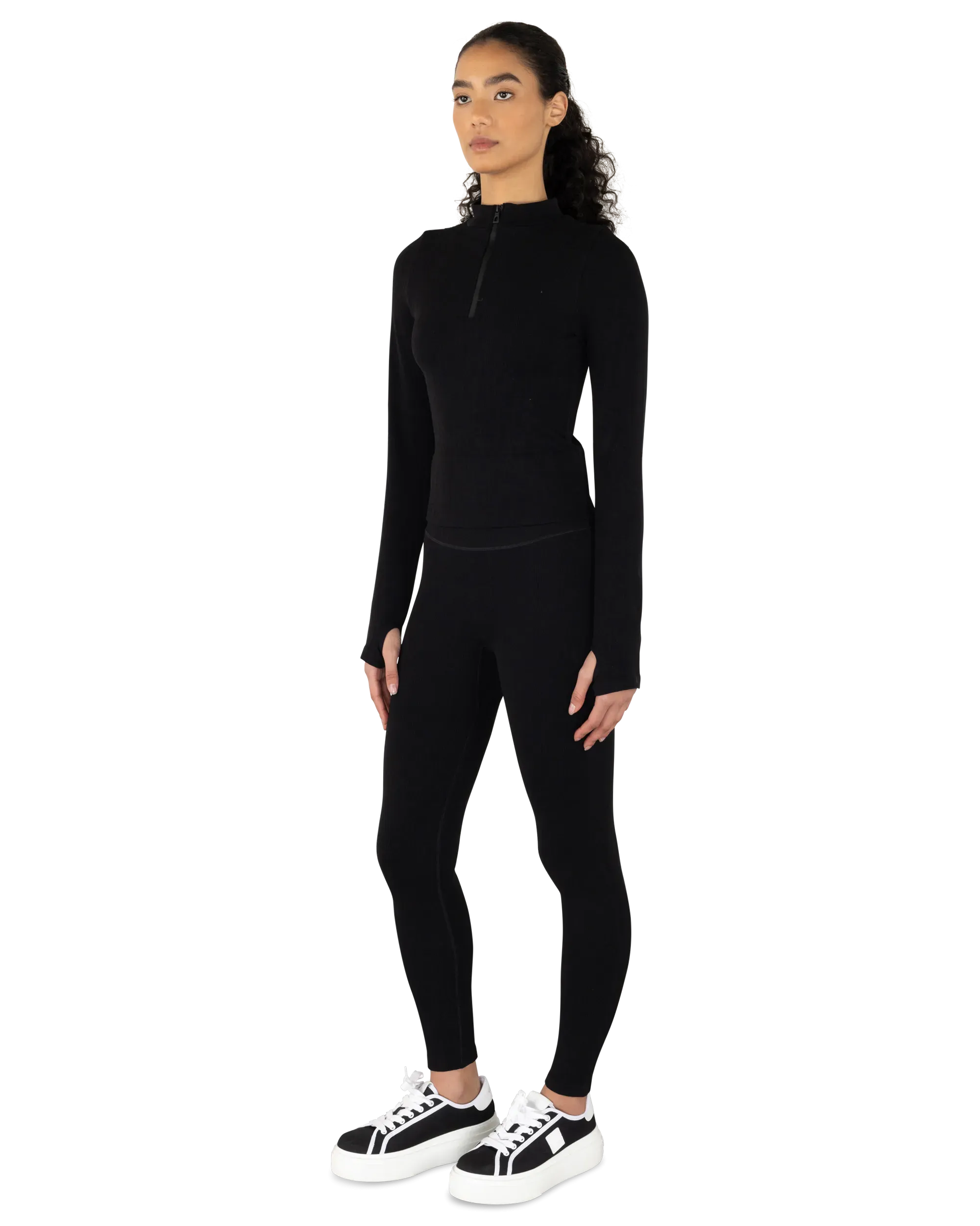 Marian Seamless Mock Neck Top