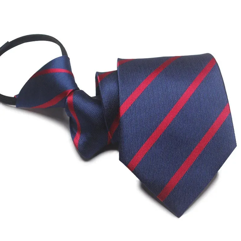 MC - Plaid Skinny Tie: 8cm, slim design, ideal accessory for business and wedding events