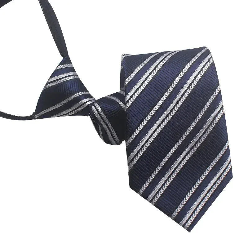 MC - Plaid Skinny Tie: 8cm, slim design, ideal accessory for business and wedding events