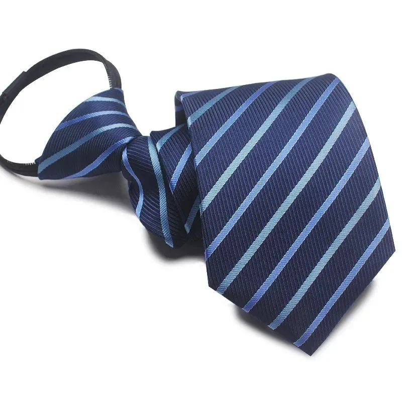 MC - Plaid Skinny Tie: 8cm, slim design, ideal accessory for business and wedding events