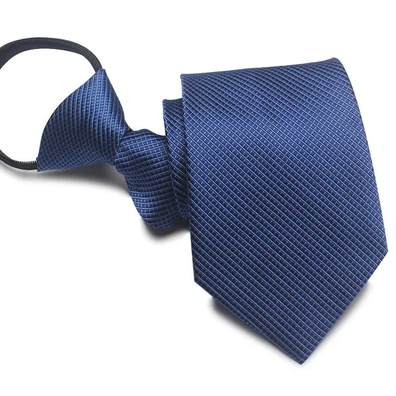MC - Plaid Skinny Tie: 8cm, slim design, ideal accessory for business and wedding events