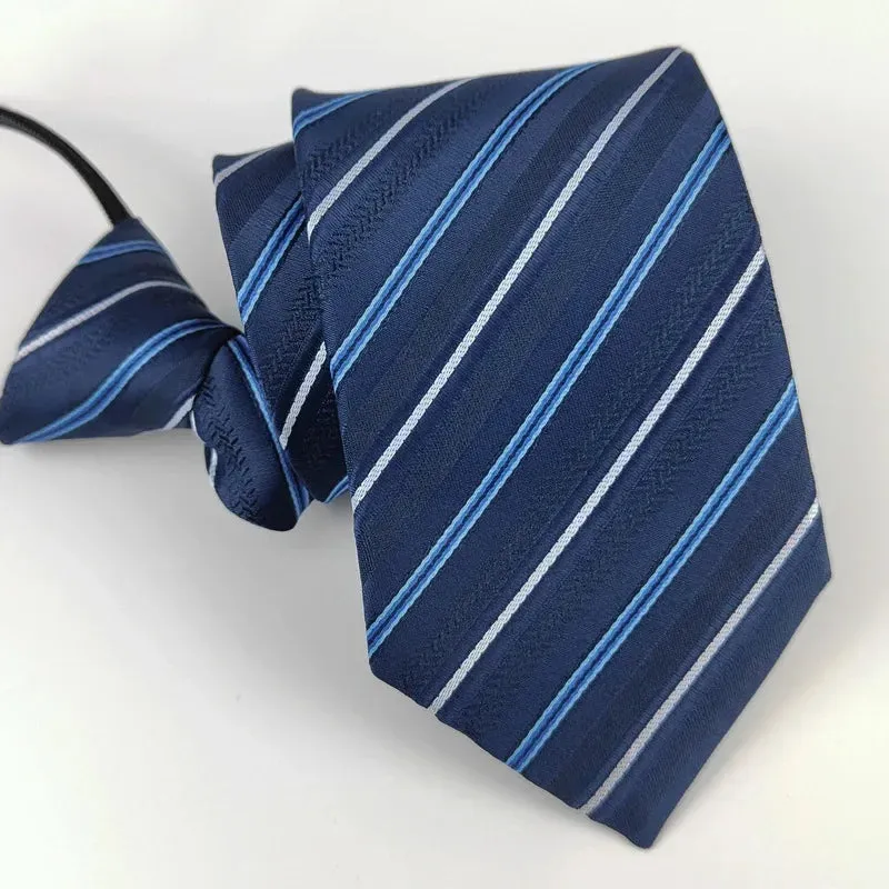 MC - Plaid Skinny Tie: 8cm, slim design, ideal accessory for business and wedding events