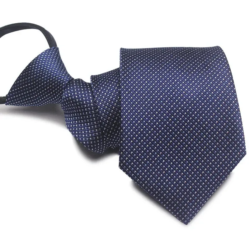 MC - Plaid Skinny Tie: 8cm, slim design, ideal accessory for business and wedding events