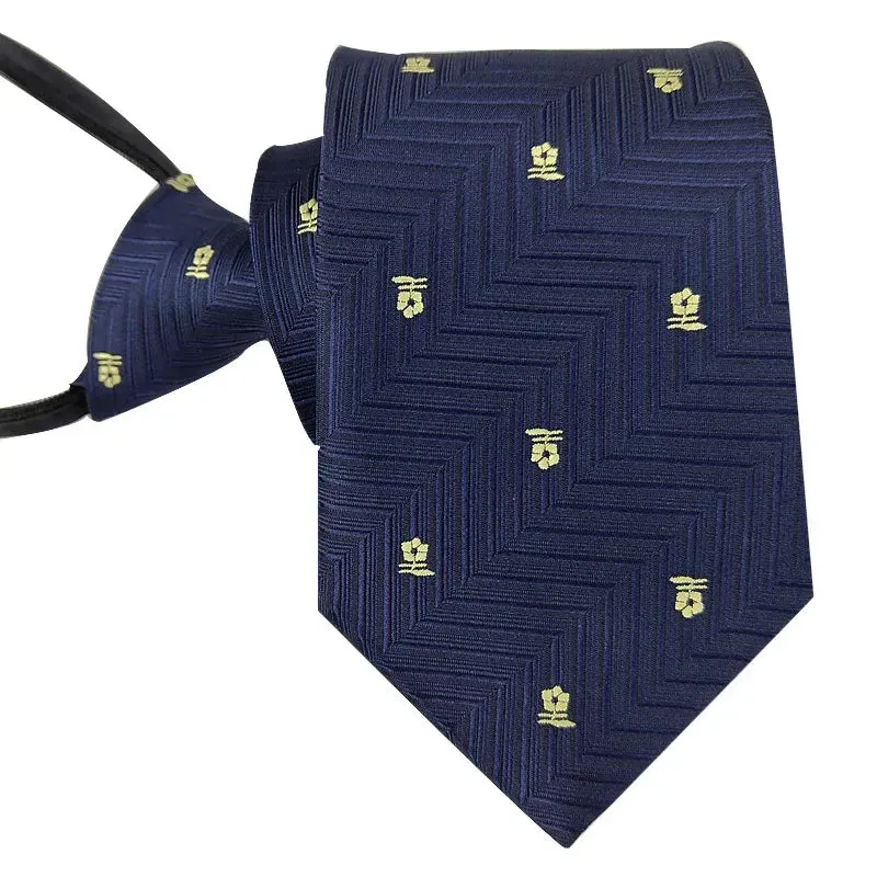 MC - Plaid Skinny Tie: 8cm, slim design, ideal accessory for business and wedding events