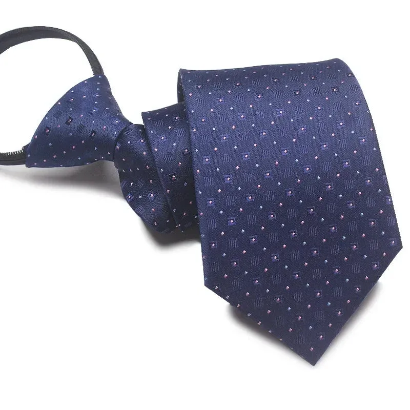 MC - Plaid Skinny Tie: 8cm, slim design, ideal accessory for business and wedding events