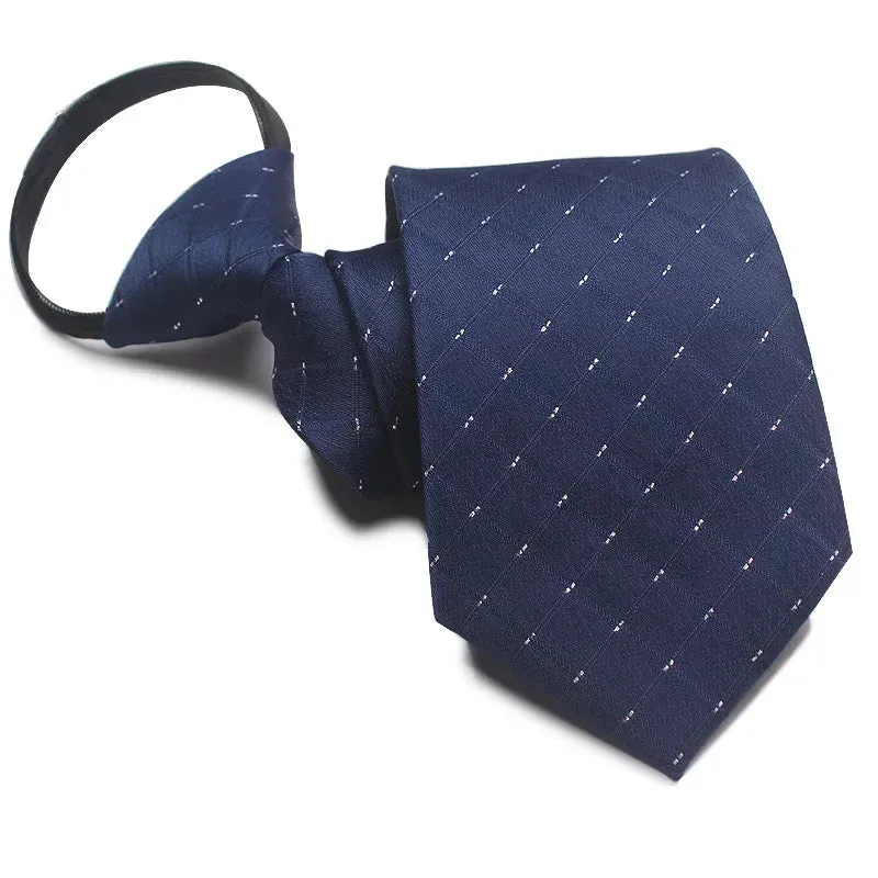 MC - Plaid Skinny Tie: 8cm, slim design, ideal accessory for business and wedding events