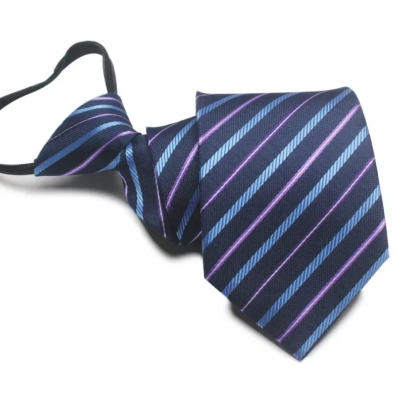 MC - Plaid Skinny Tie: 8cm, slim design, ideal accessory for business and wedding events