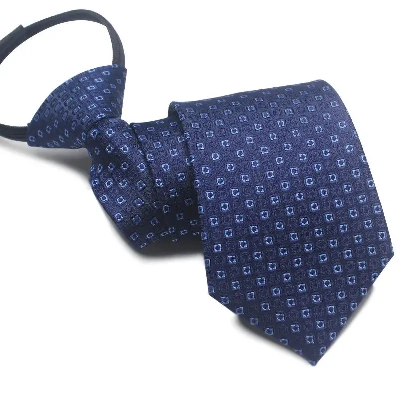 MC - Plaid Skinny Tie: 8cm, slim design, ideal accessory for business and wedding events