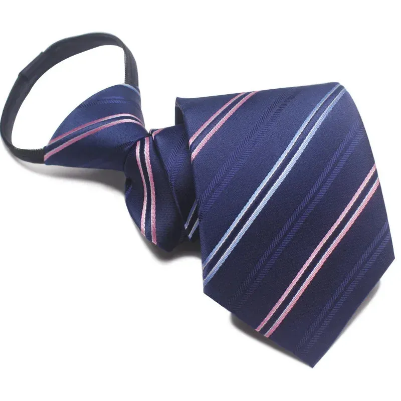MC - Plaid Skinny Tie: 8cm, slim design, ideal accessory for business and wedding events