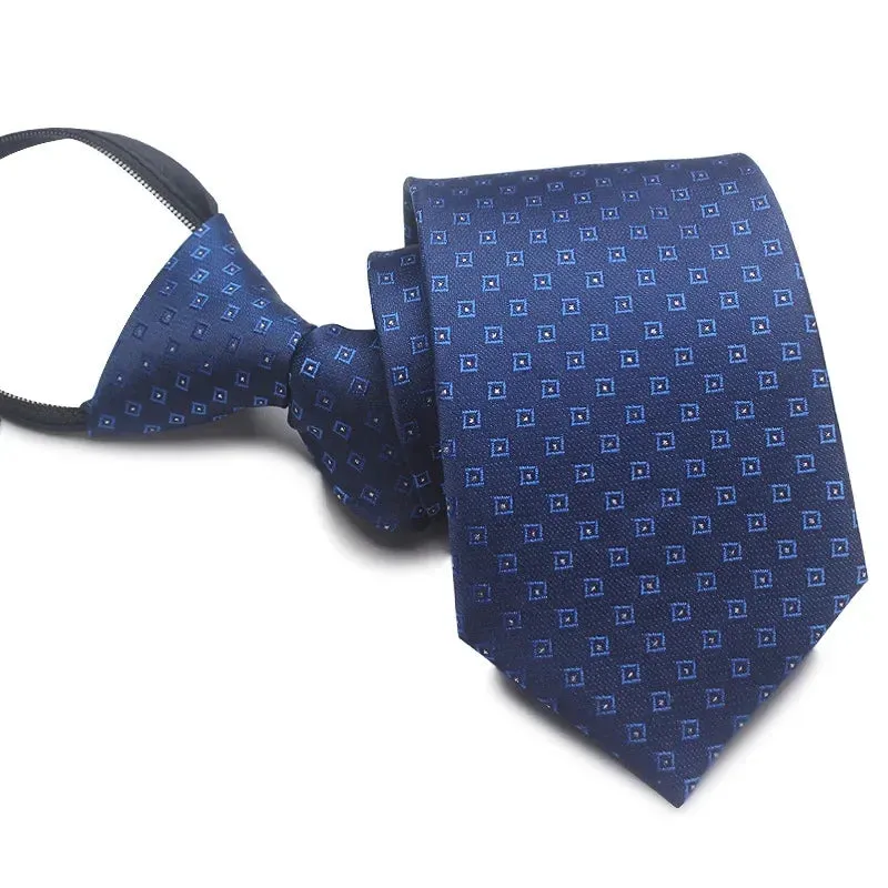 MC - Plaid Skinny Tie: 8cm, slim design, ideal accessory for business and wedding events