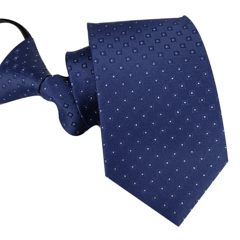 MC - Plaid Skinny Tie: 8cm, slim design, ideal accessory for business and wedding events