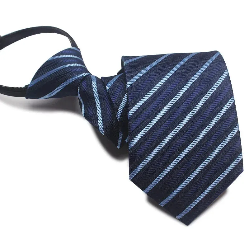 MC - Plaid Skinny Tie: 8cm, slim design, ideal accessory for business and wedding events