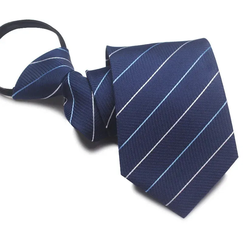 MC - Plaid Skinny Tie: 8cm, slim design, ideal accessory for business and wedding events