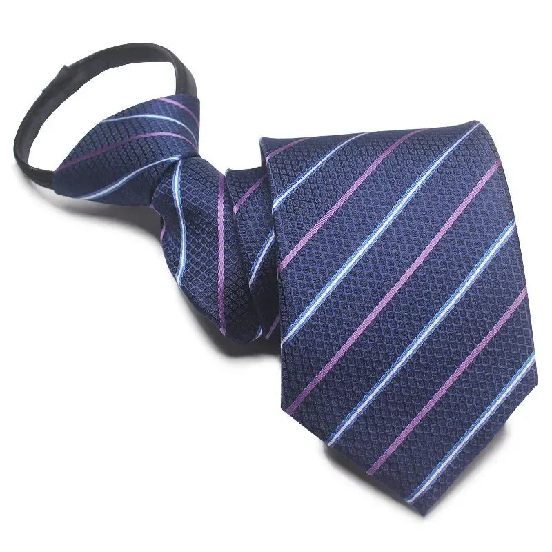 MC - Plaid Skinny Tie: 8cm, slim design, ideal accessory for business and wedding events