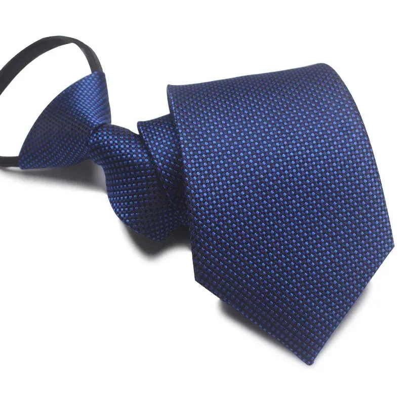 MC - Plaid Skinny Tie: 8cm, slim design, ideal accessory for business and wedding events
