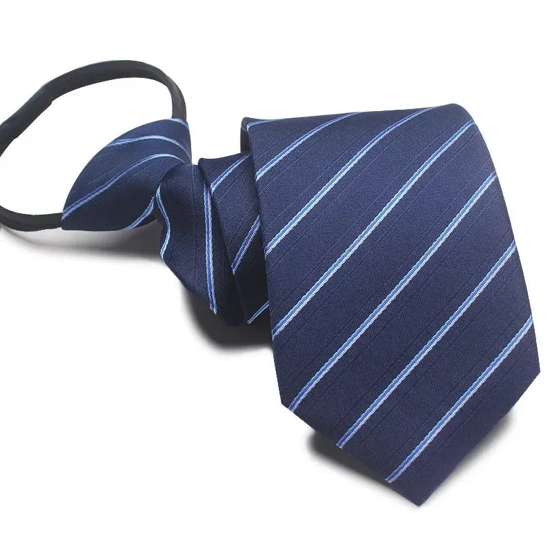 MC - Plaid Skinny Tie: 8cm, slim design, ideal accessory for business and wedding events