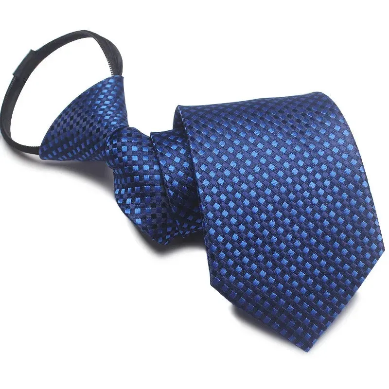 MC - Plaid Skinny Tie: 8cm, slim design, ideal accessory for business and wedding events
