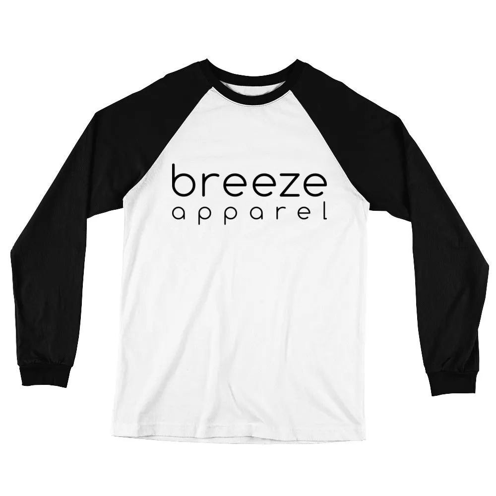 Men's baseball-style brand shirt - black