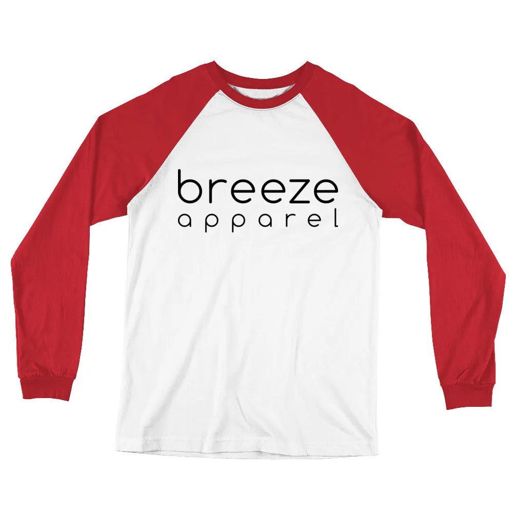 Men's baseball-style brand shirt - black