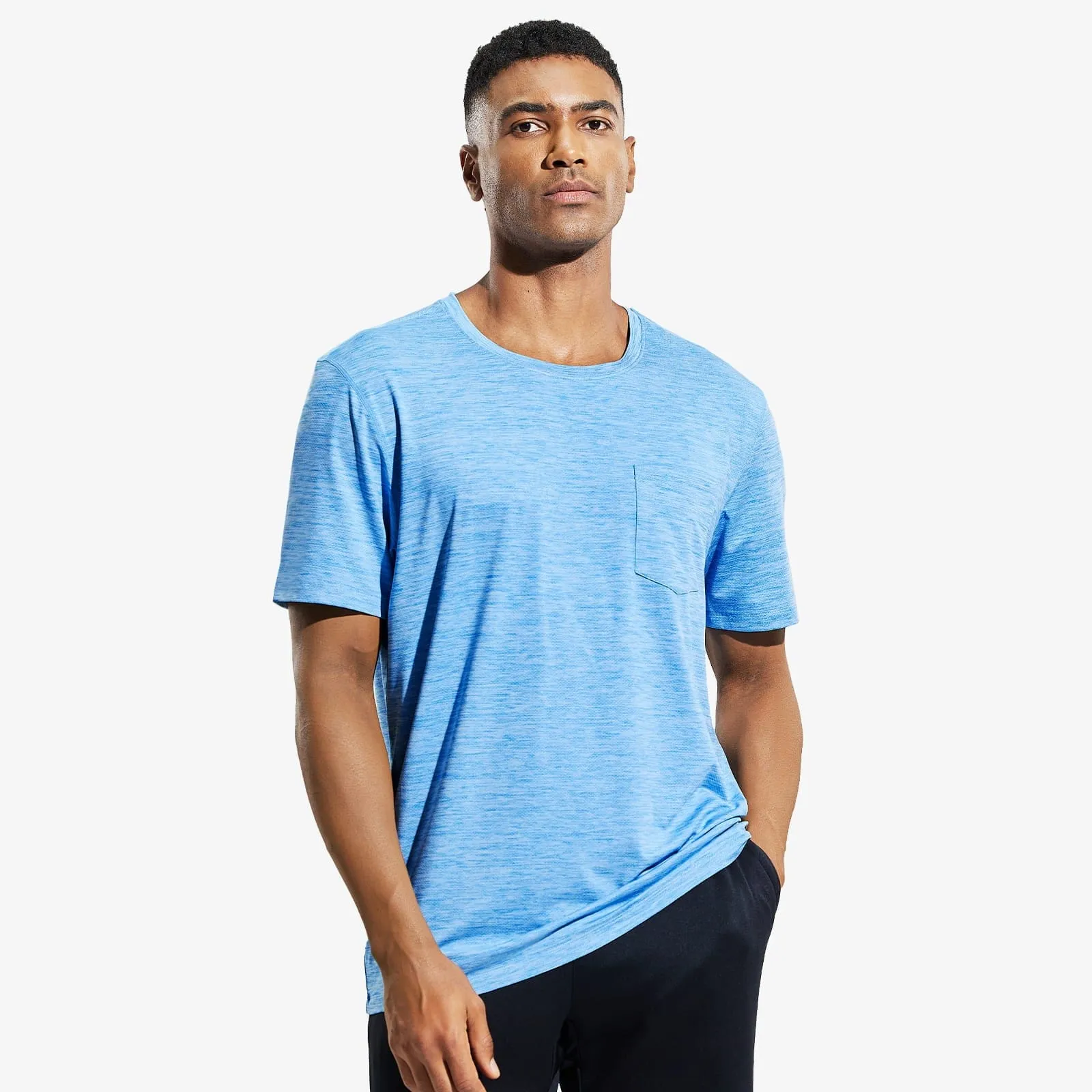 Men's Dry Fit Athletic T-Shirt with Pocket