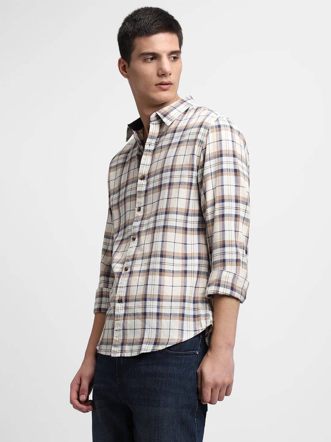 Men's Khaki Casual Shirts