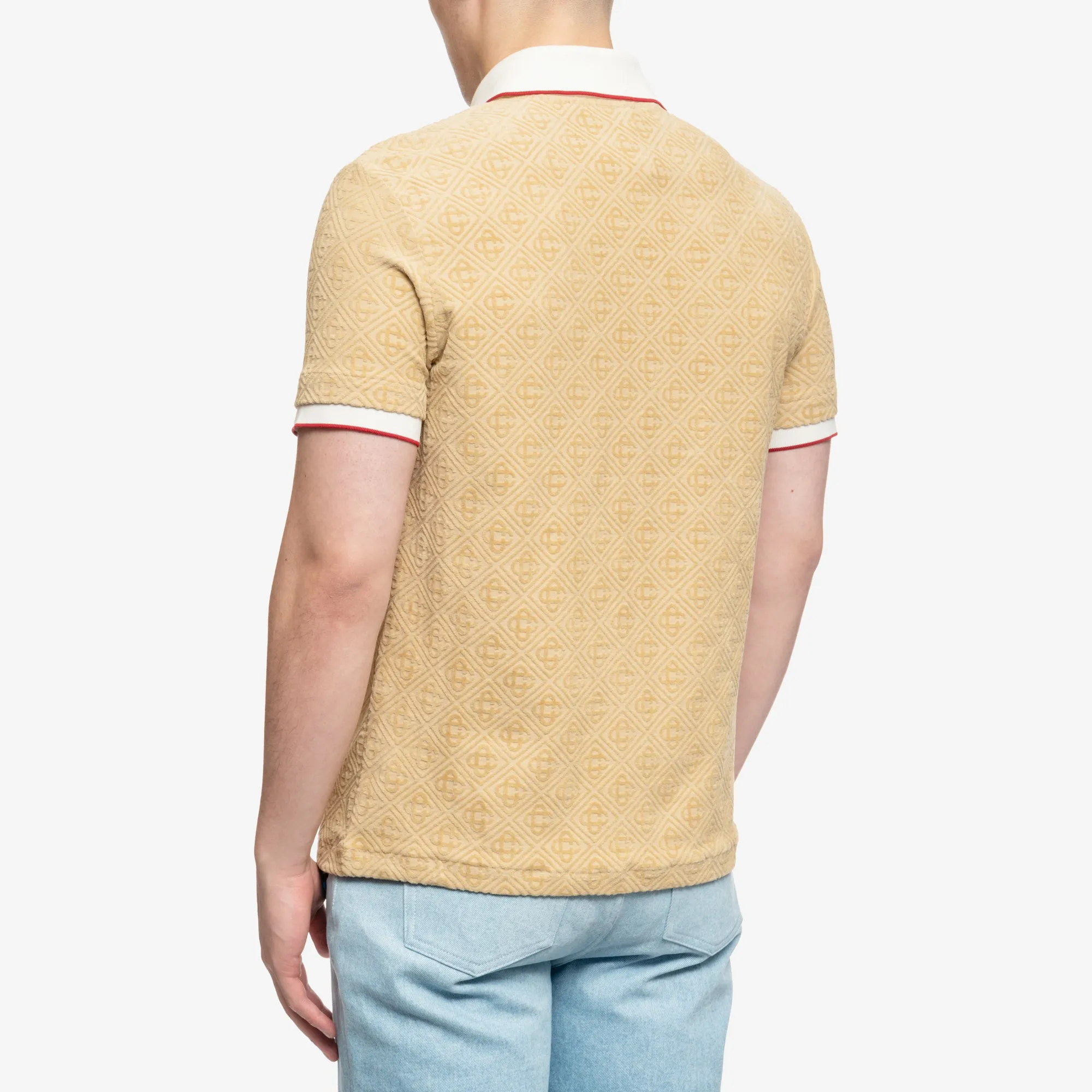 Monogram Velour Polo