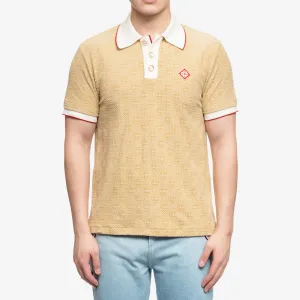 Monogram Velour Polo