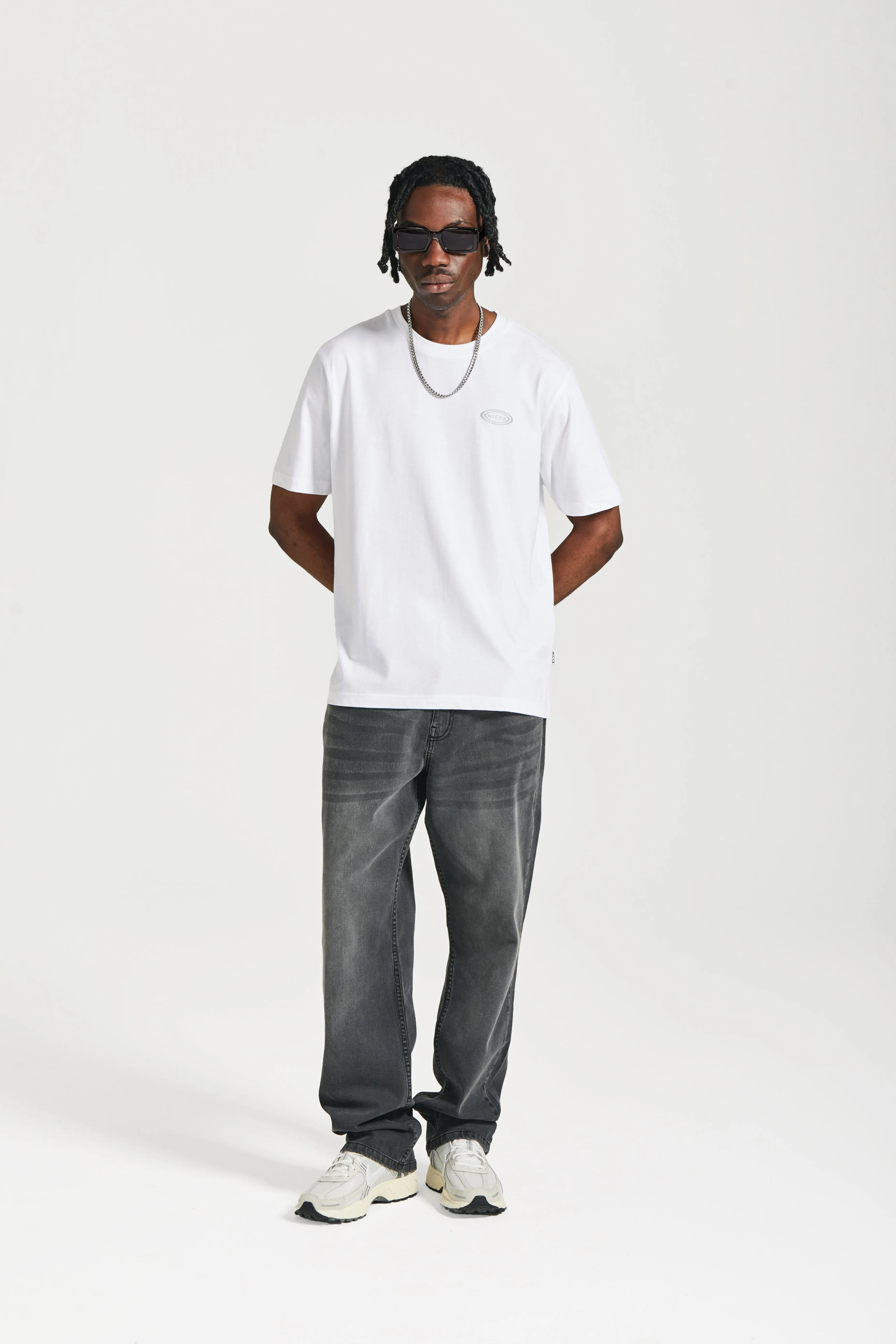 NICCE Mens Apex T-Shirt | White