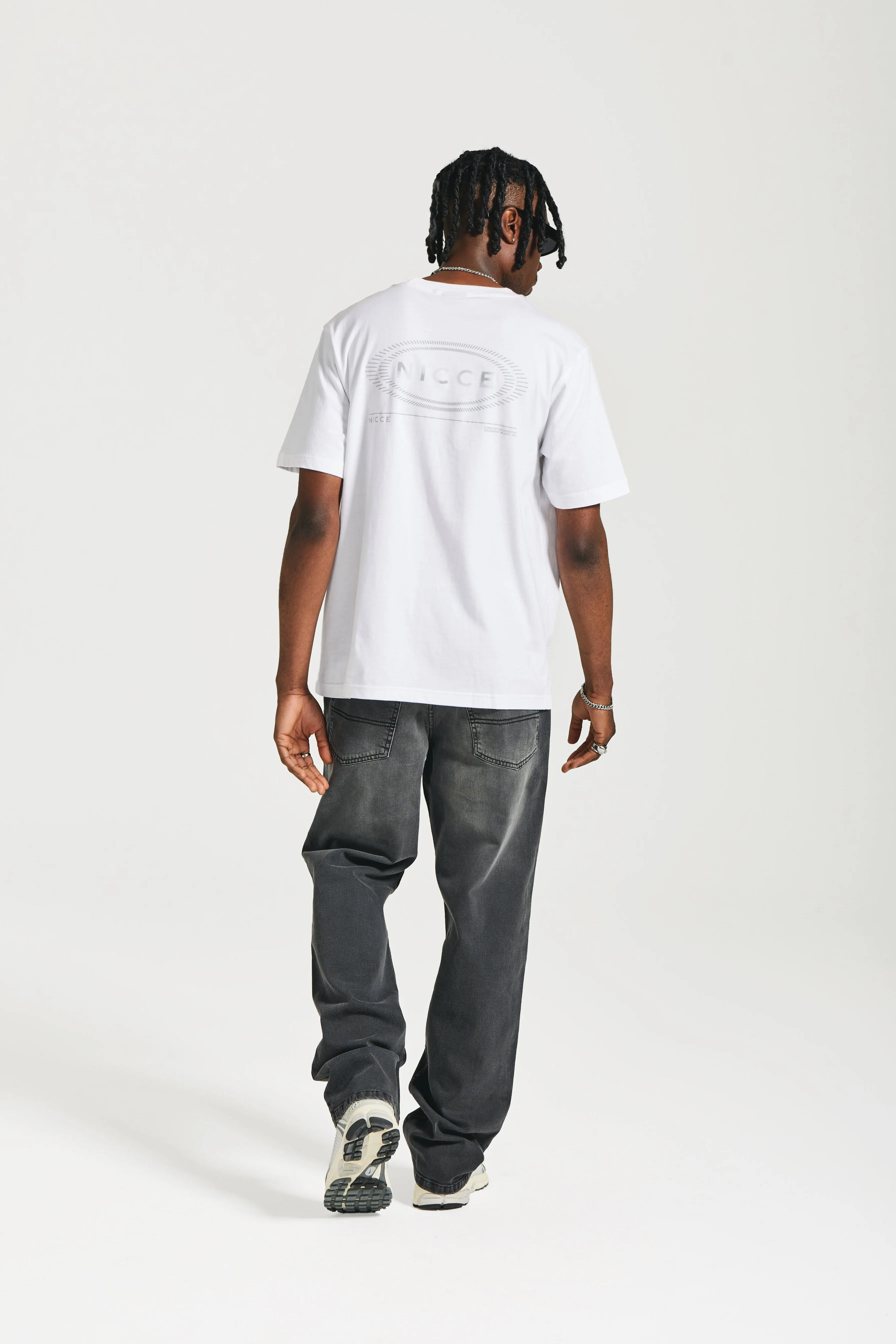 NICCE Mens Apex T-Shirt | White