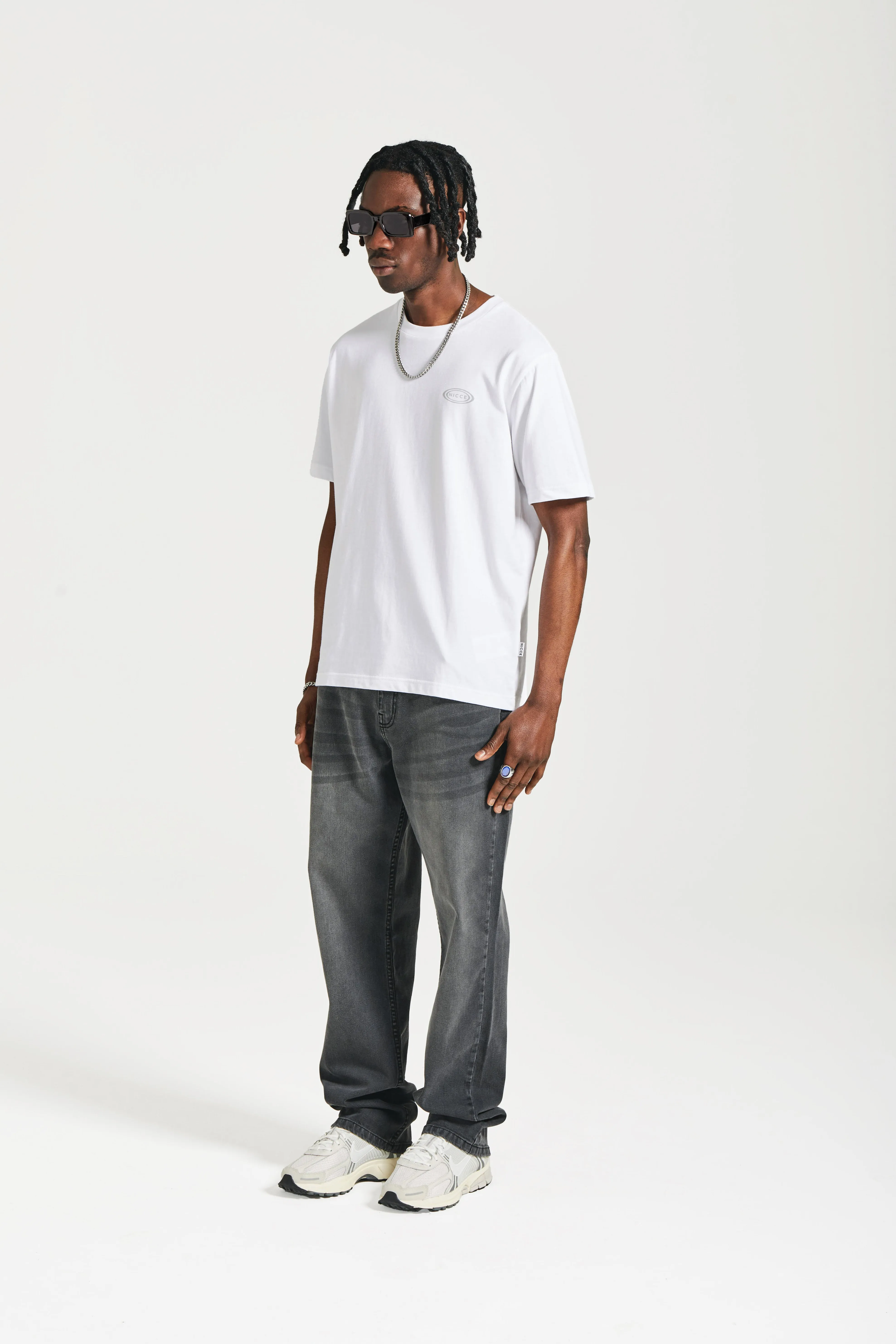 NICCE Mens Apex T-Shirt | White