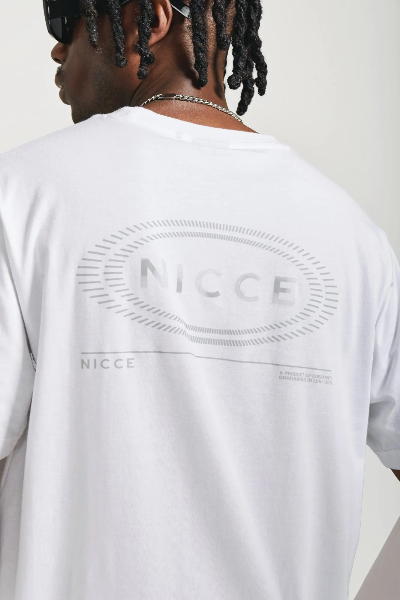 NICCE Mens Apex T-Shirt | White