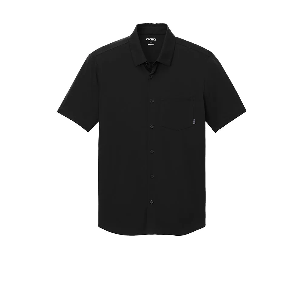 OGIO® Extend Short Sleeve Button-Up - Blacktop