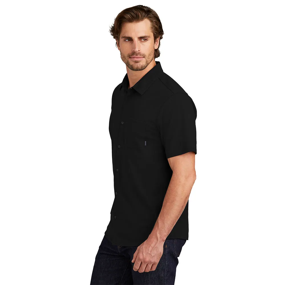 OGIO® Extend Short Sleeve Button-Up - Blacktop