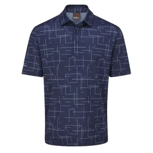 Oscar Jacobson Ashald Golf Polo Shirt 2024 - Navy