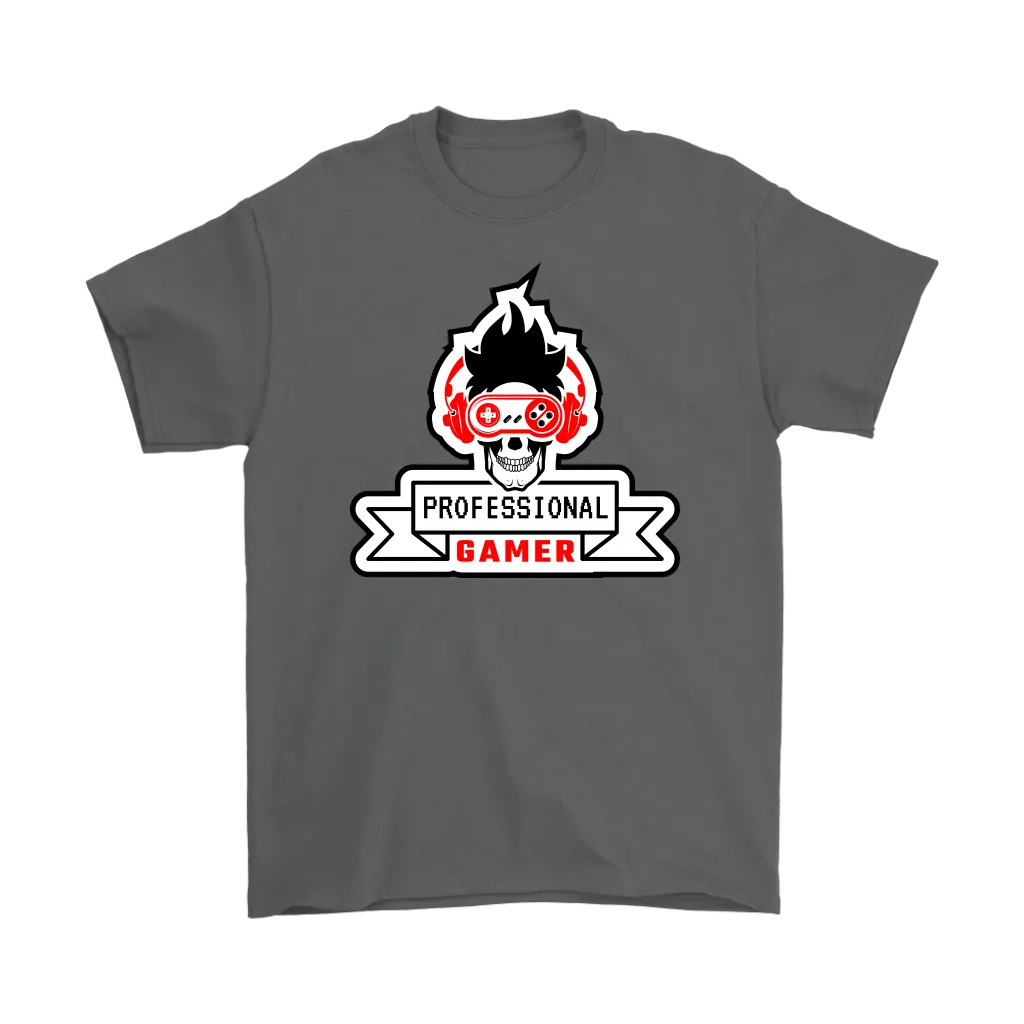 PROFESSIONAL GAMER Skull Men's and Women's T-Shirts