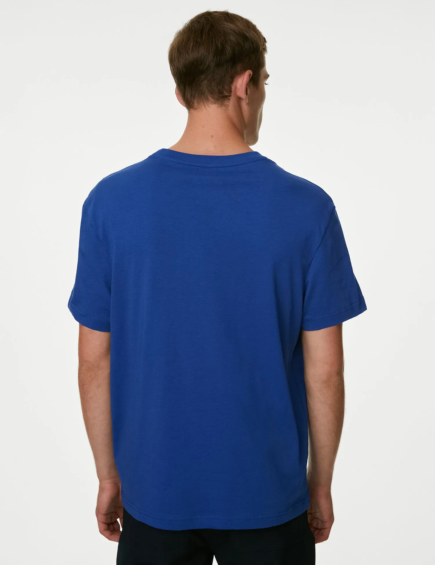 Pure Cotton Abstract Graphic T-Shirt