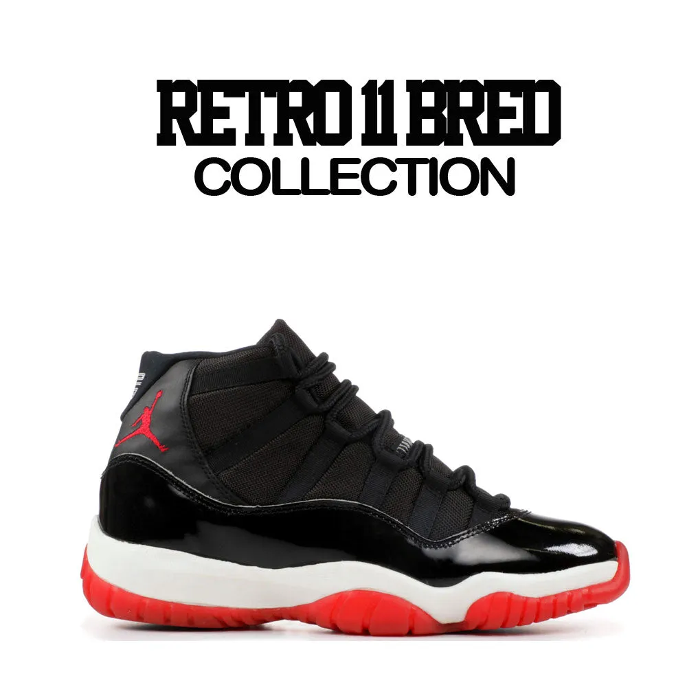 Retro 11 Bred Raging Face Shirt