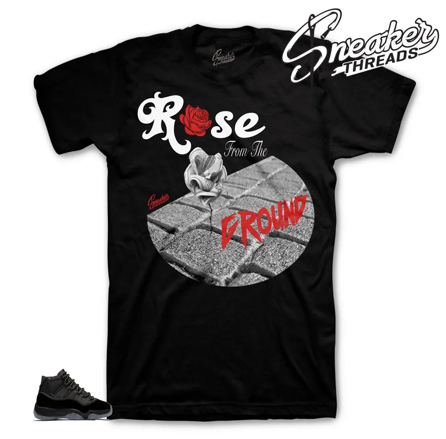 Retro 11 Cap & Gown Ground Rose Shirt
