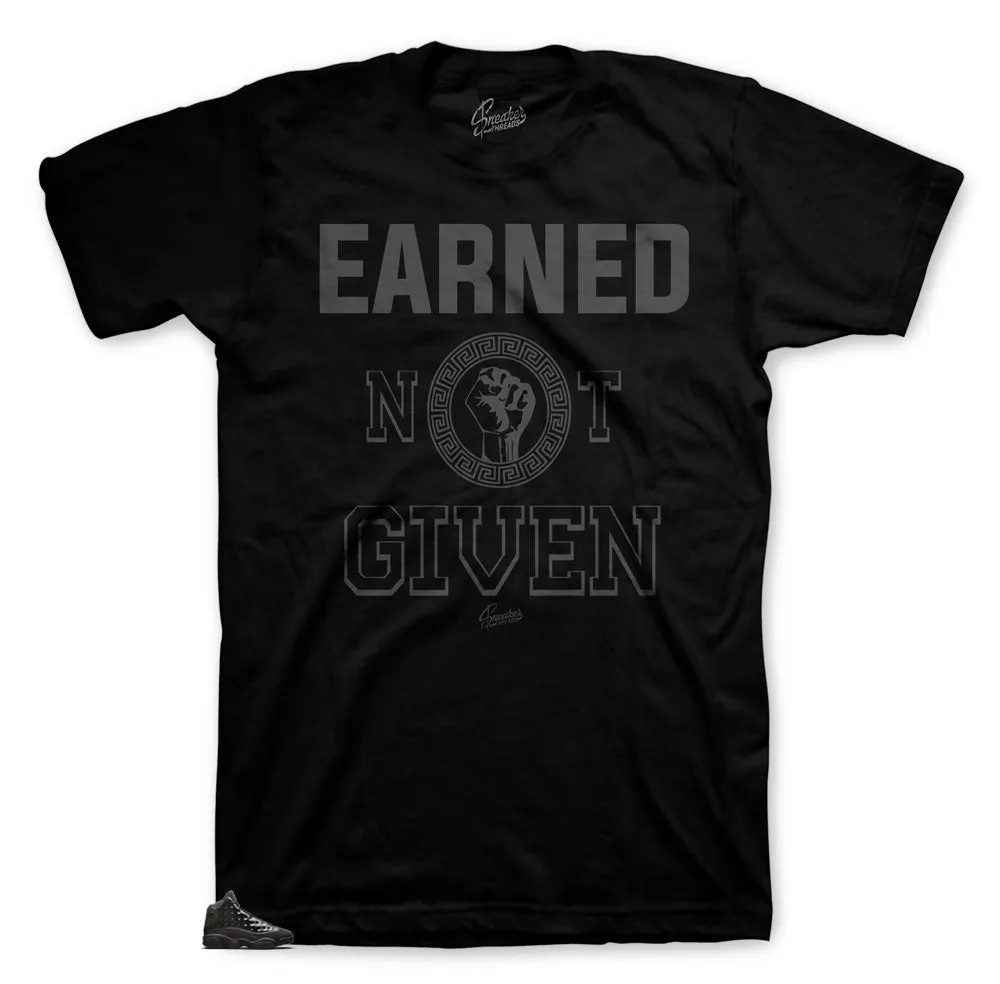 Retro 13 Cap & Gown Earned Shirt