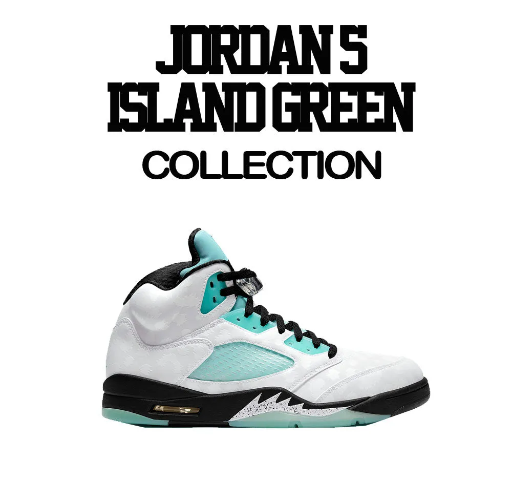 Retro 5 Island Green Killa Season Shirt