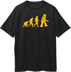 Robotic Evolution Oversized Unisex T-Shirts