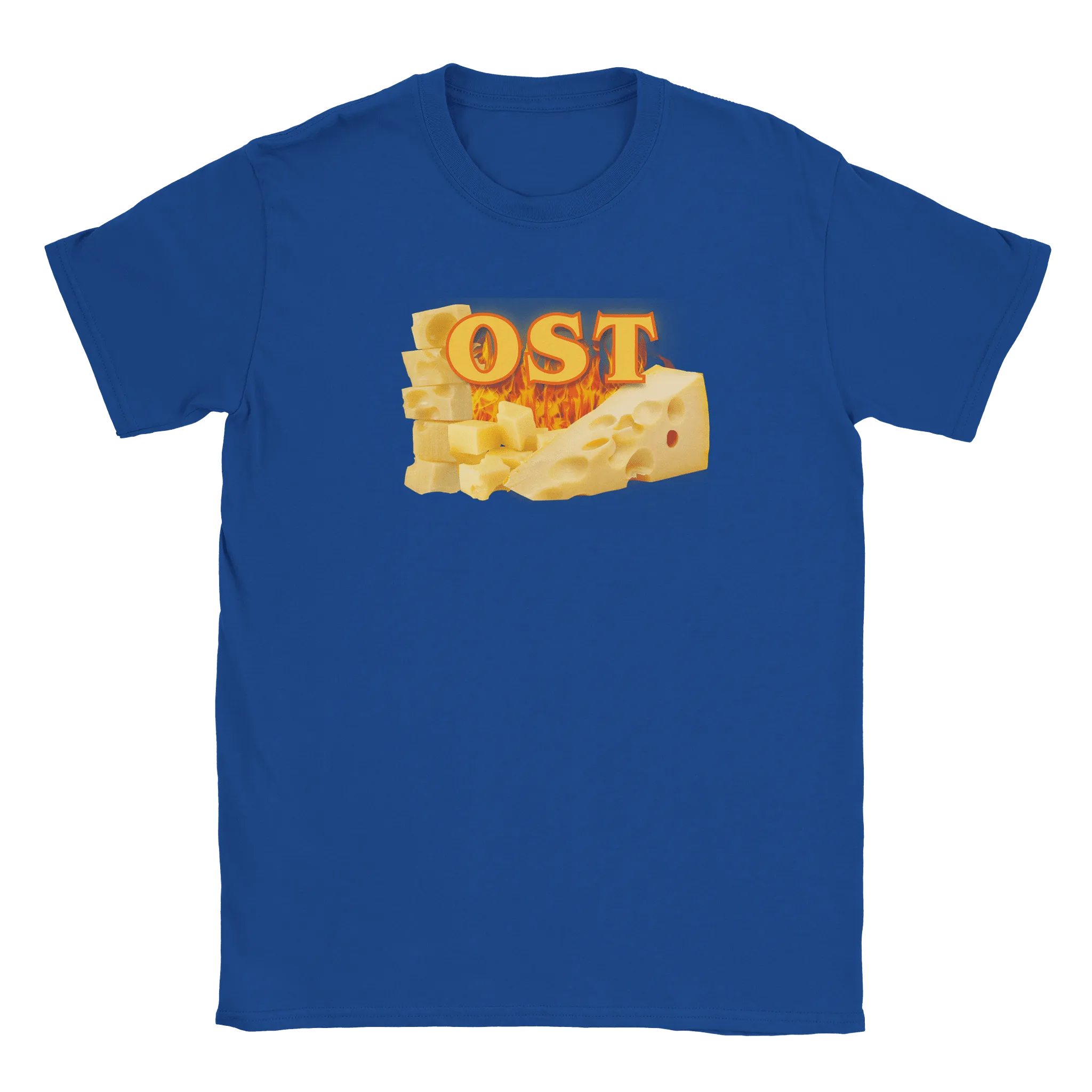 Rory – Unisex Cheese Print T-Shirt