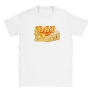 Rory – Unisex Cheese Print T-Shirt