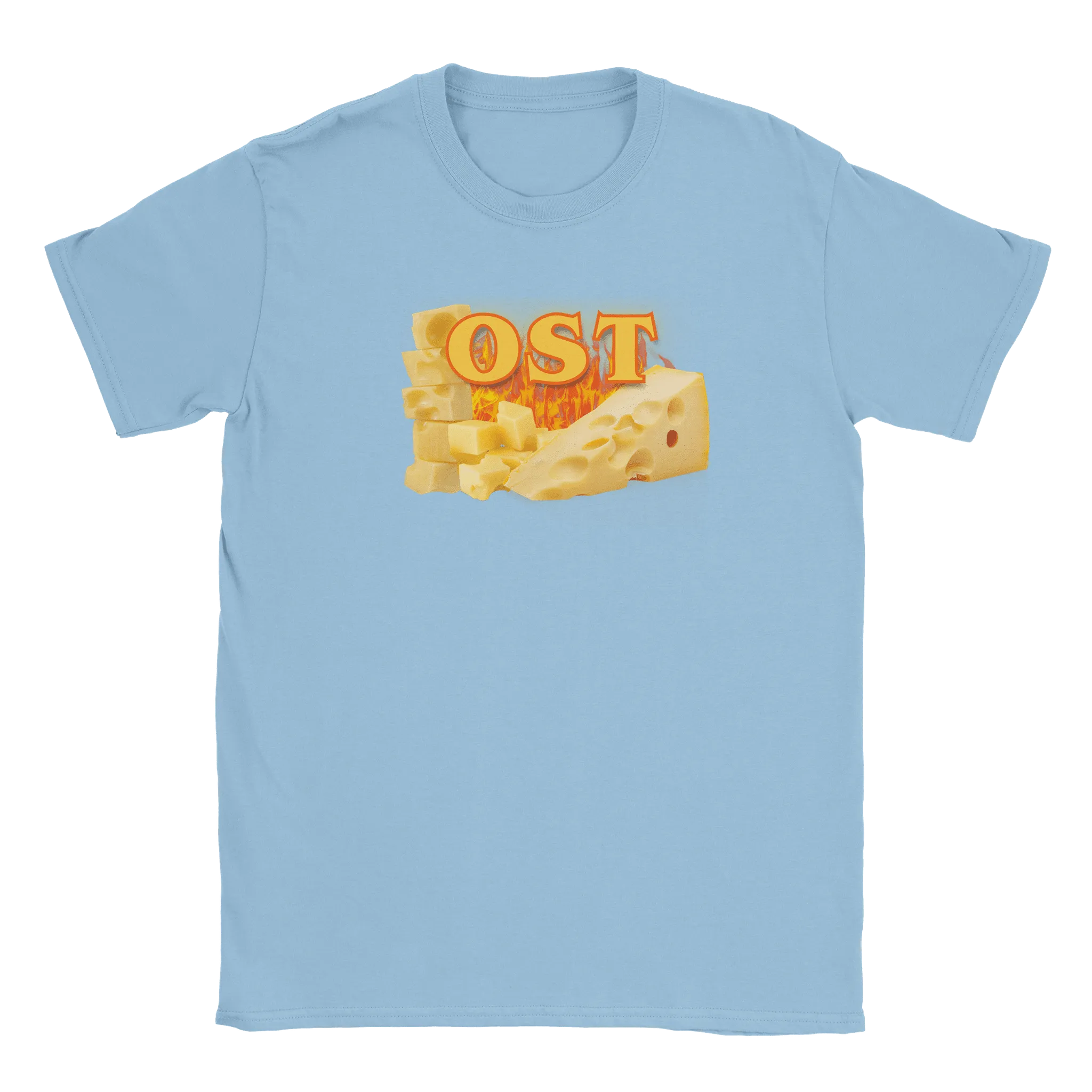 Rory – Unisex Cheese Print T-Shirt