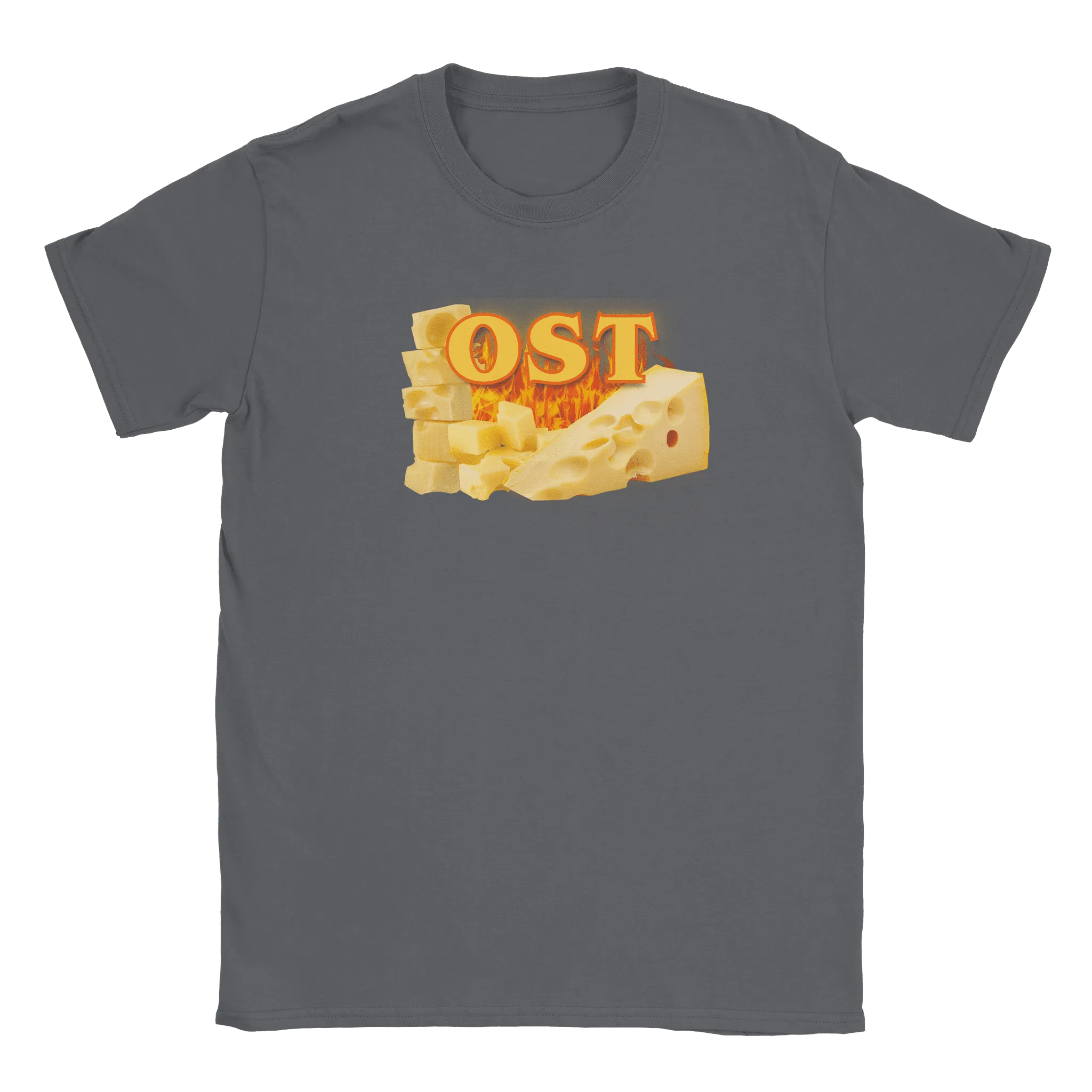 Rory – Unisex Cheese Print T-Shirt