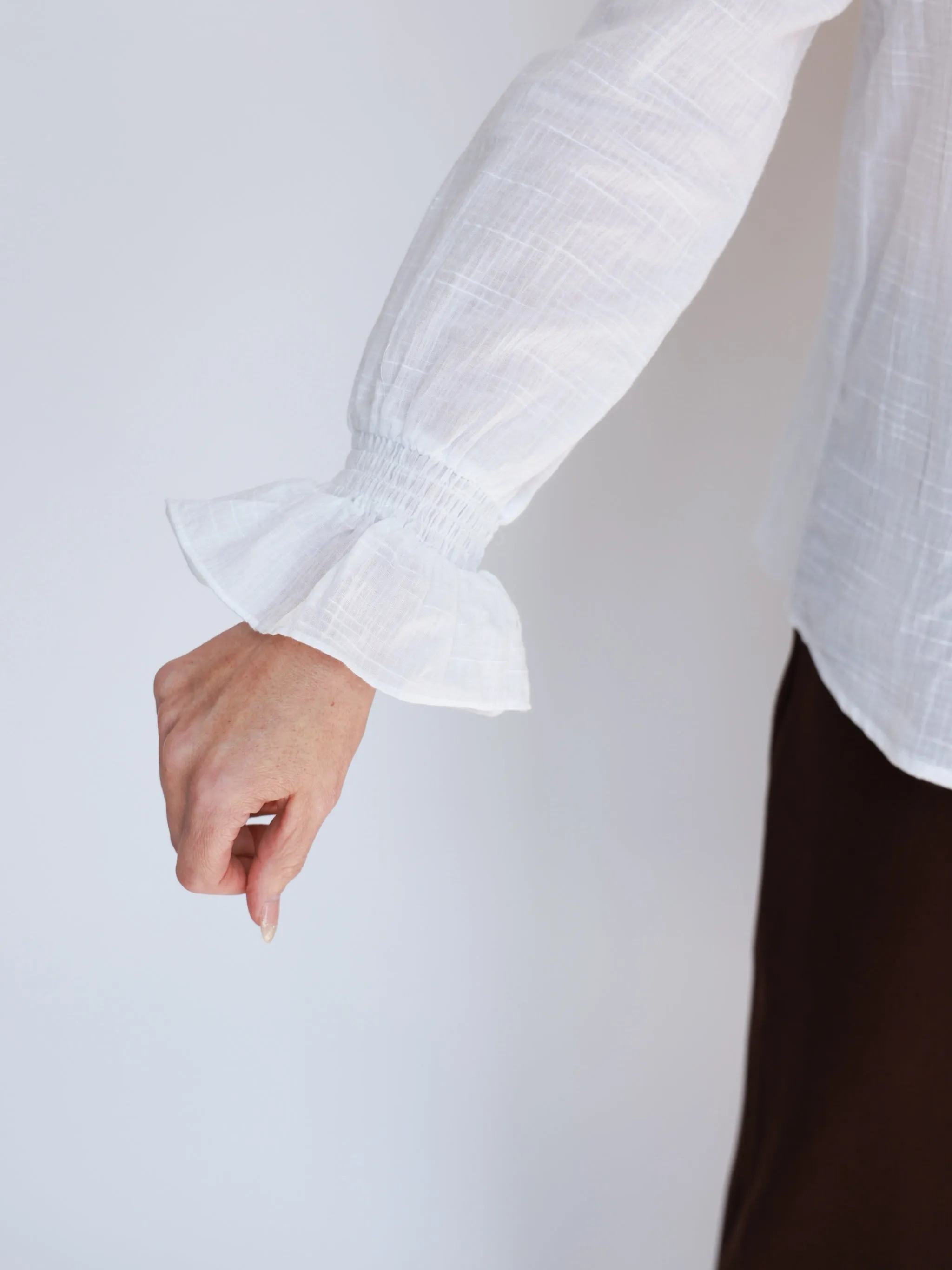 Ruffle my Feathers Button Down Blouse