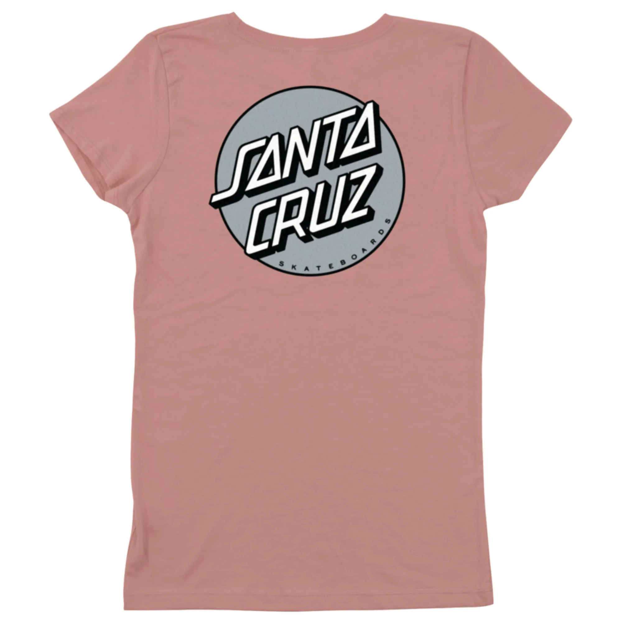 Santa Cruz Other Dot Fitted S/S Girls T-Shirt, Mauvelous