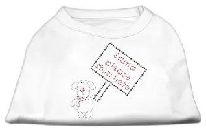 Santa Stop Here Shirts White SM (10)