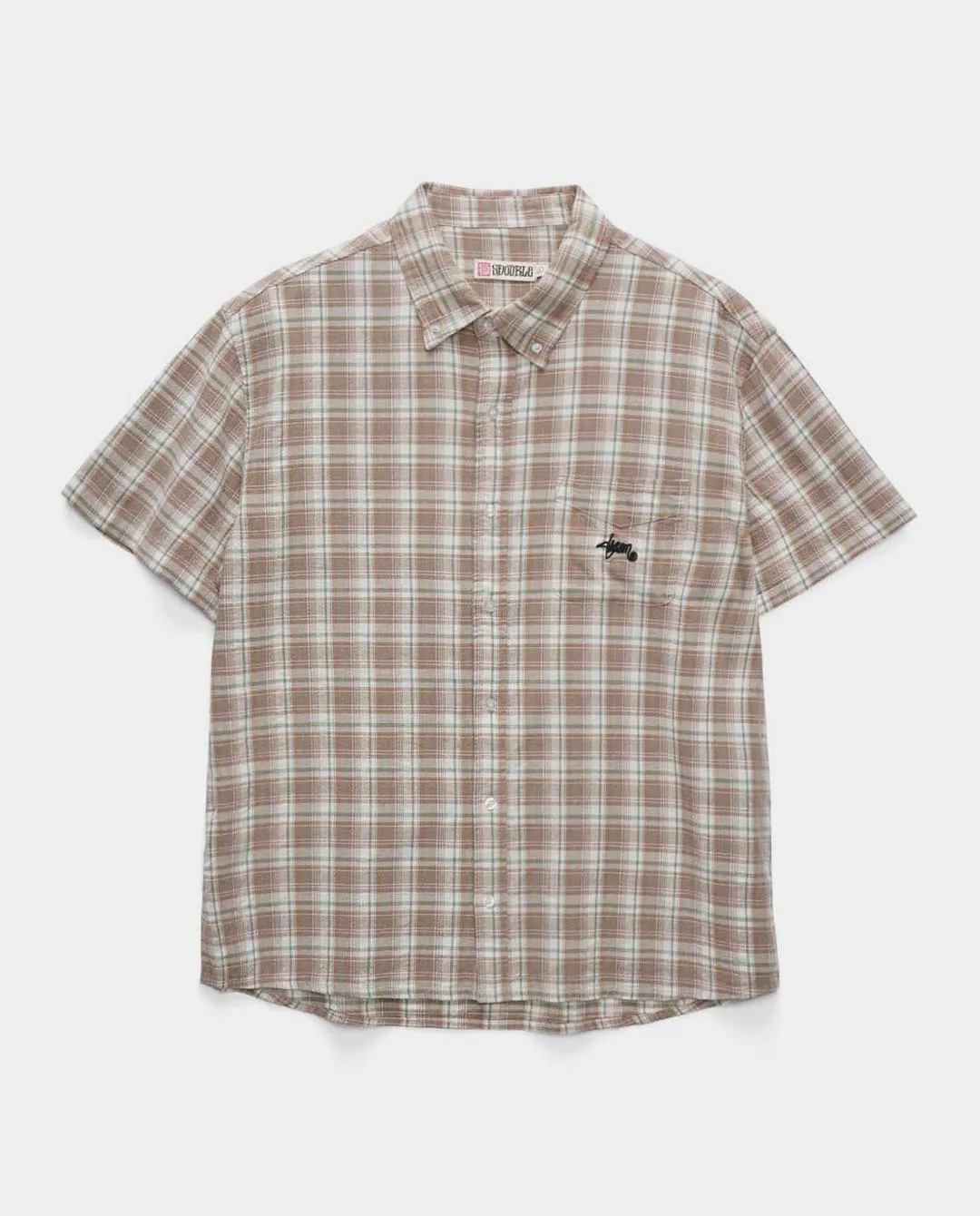 S/Double - Blend Check Shirt - Honey